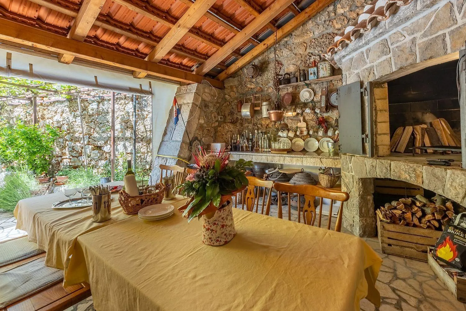 Mediterranes Ferienhaus Mit Meerblick, Aussendusche, Liegen, Grill, Waschmaschine - Haustiere Erlaubt Grizane-Belgrad